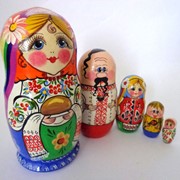 Матрешка «Украинская семья»