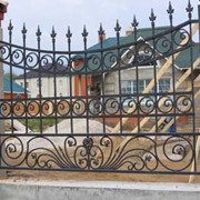 Кованые забор из металла
