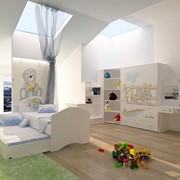 Детская комната для двоих детей Bears Advesta фото