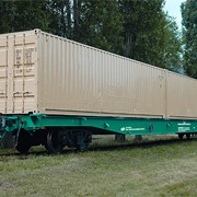 Железнодорожные перевозки контейнеров фитинговыми платформами