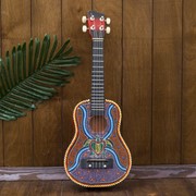 Музыкальный инструмент гитара-укулеле “Черепашка“ 55х20х6 см фото