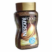 Кофе «Nescafe gold», растворимый, кристаллы 190 гр. (стекло) фотография