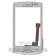 Оригинальный тачскрин / сенсор (сенсорное стекло) с рамкой для Sony Ericsson Xperia Mini ST15i (белый цвет) фото