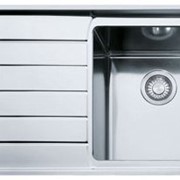 Кухонная мойка Franke Neptune Plus NPX 611 (860х510х200) левая + сифон (101.0068.360) фотография