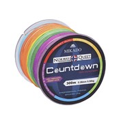 Плетеный шнур Mikado Norway Quest Countdown Multicolor 300м, 0,25мм фото