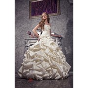 Свадебное платье из тафты №1140