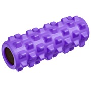 Ролик для йоги Sportex полнотелый B33091 (фиолетовый) 33х12см., ЭВА/ПВХ/АБС фото