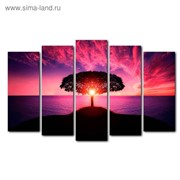 Картина модульная на подрамнике “Волшебное дерево“ 125*80 см фото
