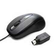 Мышь A-4TECH M-09, 1200dpi, USB+PS/2 черн
