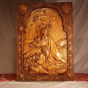 Деревяная икона “Моление о чаше“ фотография