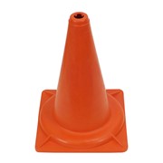 Конус тренировочный (КТ) мягкий пластик, высота 32 см, оранжевый фото