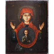Икона Богоматерь Знамение фотография