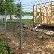 Забор из сетки рабица 1,5 метра