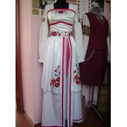 Вышитое свадебное платье, платье свадебное в украинском стиле