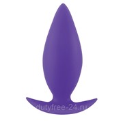 Фиолетовая анальная пробка для ношения INYA Spades Medium - 10,2 см. фото
