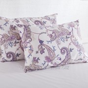 Наволочка з бавовни та сатину Elegant Paisley 50x70 фіолетовий фото