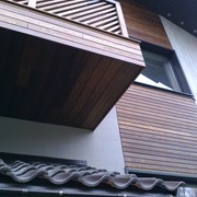 Монтаж фасада домов из дерева