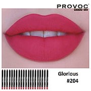 Полупермаментный гелевый карандаш для губ Provoc #204 Glorious