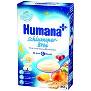 Молочная мультизлаковая каша Хумана “Сладкие сны“ с персоком (250 г) фото