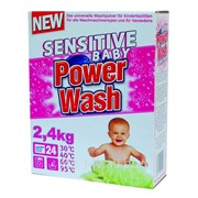 Стиральный порошок Power Wash Baby чувствительный картон 2,4 кг фото