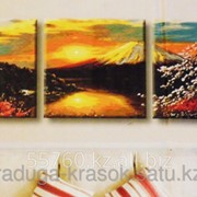 Картина по номерам Восход на горе Фудзияма фото
