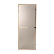 Дверь для бани и сауны 'Классика', бронза, размер коробки 200 х 80 см, 6мм