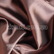 Ткань Стрейчевый атлас тонкий (горький шоколад ) 2196 фото