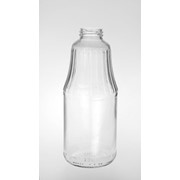 Стеклянная бутылка под сок 1000 мл. фото