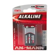 Элементы питания (батарейки) ANSMANN Red Alkaline E (9 V) КРОНА фото