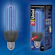 Ультрафиолетовые лампы ESL-312-20/BLB/E27 картон