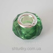 Бусина Pandora в зеленом цвете P4260909 фото