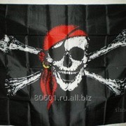 Флаг Веселый Роджер, Пиратский 90х140см фото