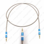 Кабель AUX Jack 3.5 mm Blue (Синий) фото