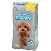Подгузники для домашних животных Neoomutsu Nappy размер SS на вес 2-4 кг 18 шт фото