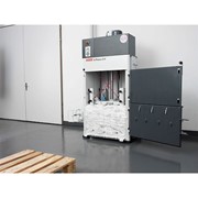 Вертикальный гидравлический пакетировочный пресс HSM V-press 610 ECO для картона пленки макулатуры вторичного сырья фото