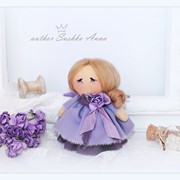 Текстильная куколка малышка. ангелок ручной работы фото