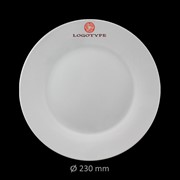 Посуда столовая фарфоровая с логотипом заказчика