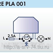 Диммер для скрытого монтажа, до 500Вт, нагрузка R, L и C RE PLA 001