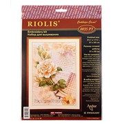 Набор для вышивания крестиком Риолис РТ-0035 “Письма о любви. Роза“ 30см.*21см. фотография