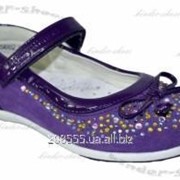 Туфельки для девочки повседневные 5602 р 26-31 фиолетовые фото