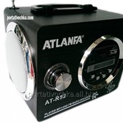 Atlanfa AT-R52 портативная акустическая колонка с USB и FM фото