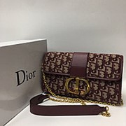 Женская сумка Dior 30 Montaigne Bags коричневая фото
