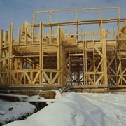 Строительство деревянных каркасных домов, заказать, Киев фото