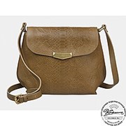Женская кожаная сумка “Ванесса“ (оливковая) фотография