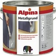 Антикоррозионная грунтовка для железа и стали Альпина Metallgrund PUR 2.5л