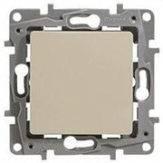 Выключатель 1-клавишн. с подсвет. 672303 Legrand Etika беж. фото