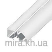 Профиль аллюминиевый LED ЛCУ, анодированный, цвет - серебро, 1 м фото