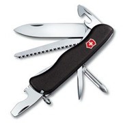 Trailmaster Victorinox нож складной солдатский, 14 в 1, Черный, (0.8463.3) фотография