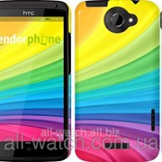 Чехол на HTC One X Радужные полоски “2386c-42“ фотография