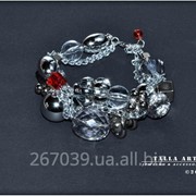 Браслет футуризм “Красный квадрат“ фото